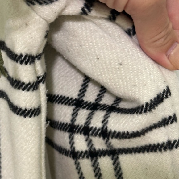 ZARA Women’s Plaid Zip-Up Jacket Shacket – Size Small - Picture 9 of 9